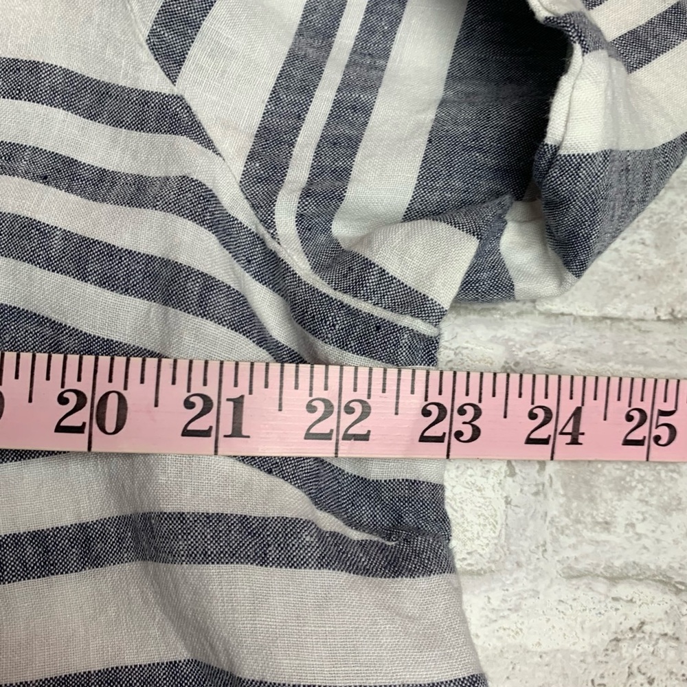 Boden Gray and White Striped Tunic - Picture 10 of 11